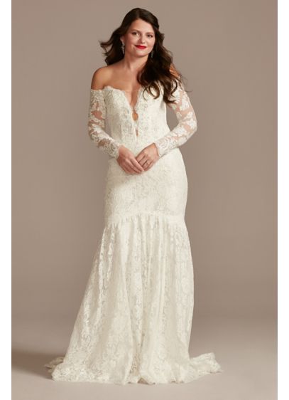 Long Mermaid / Trumpet Glamorous Wedding Dress - Galina Signature